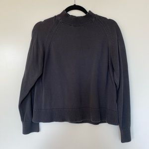Everlane mock neck cotton sweater